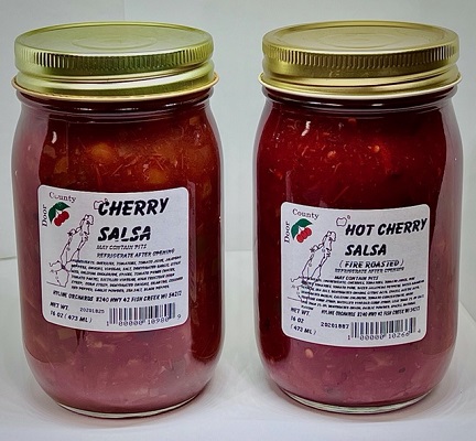 Hyline Orchard Door County Cherry Salsa - Some Like it Hot- Others Not... We Make Both  
